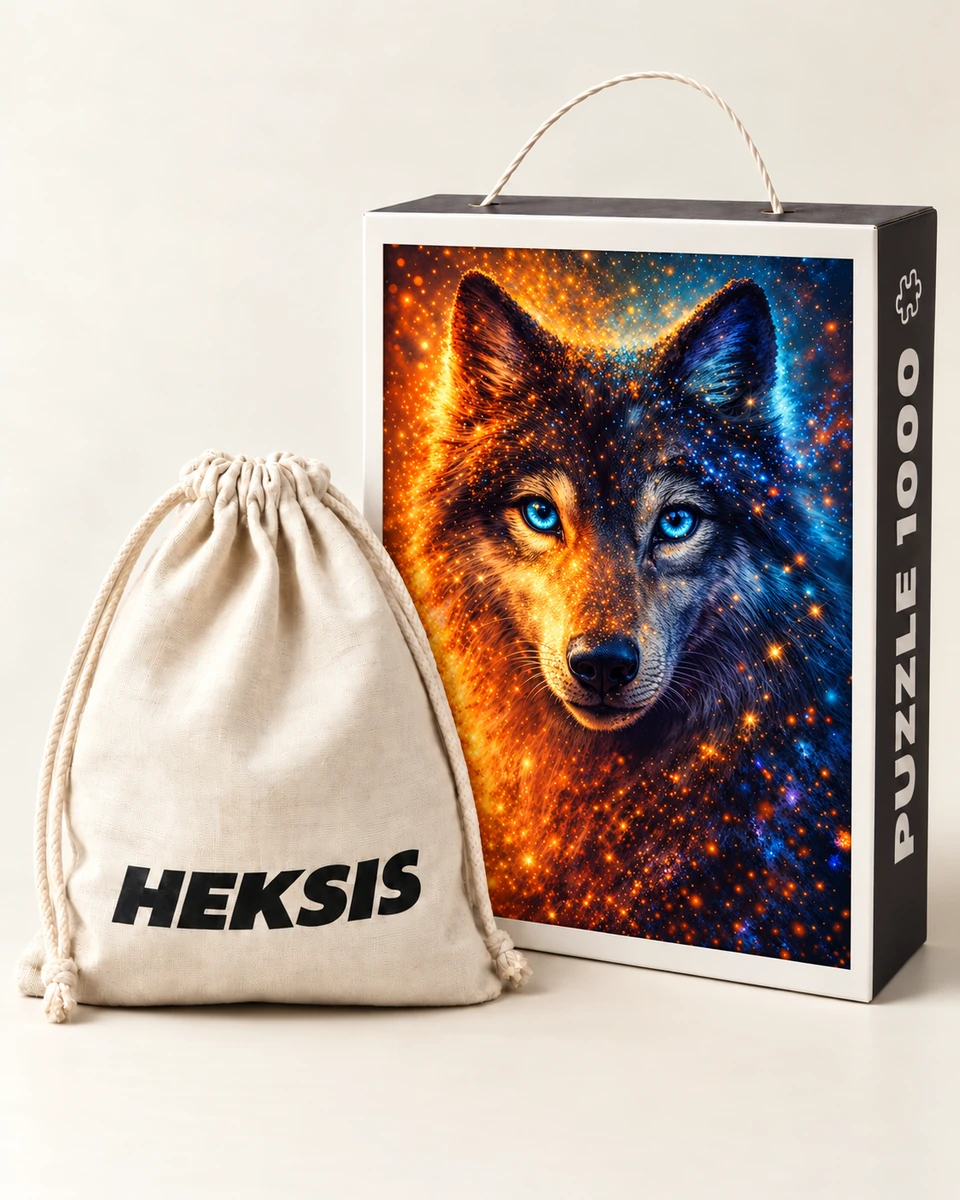 Fenrir — Lahjarasia paperikahvalla ja puuvillapussi sisältyvät hintaan